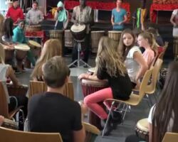 Sondervick College met DJEMBE AGOGO Sondervick College met DJEMBE AGOGO