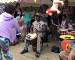 Djembe met kinderen Hertme 2019 Djembe met kinderen Hertme 2019