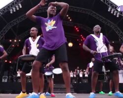 Brassband AGOGO podiumshow Brassband AGOGO podiumshow